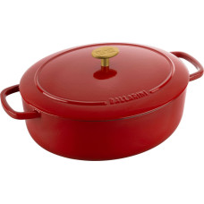 Ballarini Ballarini Bellamonte Garnek żeliwny owalny 4,5 l czerwony