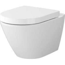 Cersanit Zestaw podtynkowy S701-791 / MITO BY CERSANIT / MESTO /  SET C08 MISKA ZAWIESZANA MESTO OVAL CO DESKA  OVAL WRAP DUR WOLNOOPADAJĄCA /