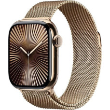 Apple Smartwatch Apple Watch 10 GPS + Cellular 42mm Gold Titanium Milanese Loop Złoty  (MX083QF/A)