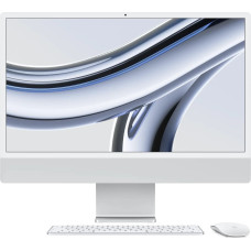 Apple iMac Z1E2 59,62cm 23,5Zoll Standardglas M4 8C CPU/8C GPU/16C N.E. 24GB 256GB SSD Gbit Eth MM NumKey TID DE Silber