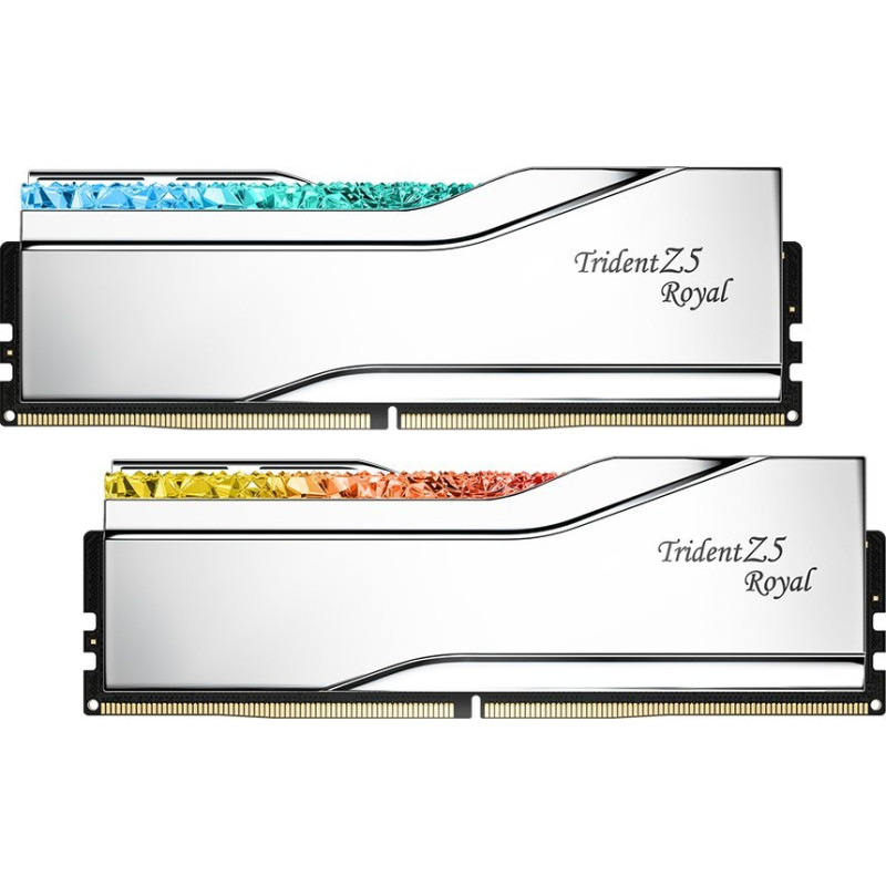 G.skill Pamięć G.Skill Trident Z5 Royal, DDR5, 32 GB, 6800MHz, CL34 (F5-6800J3445G16GX2-TR5S)
