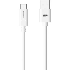 Silicon Power кабель USB-C - USB 1 м, белый (LK10AC)