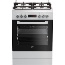 Beko FSM62330DWT cooker Freestanding cooker Gas White A