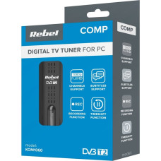 Rebel Comp Tuner DVB-T2,DVB-C,DVB-T H.265 HEVC USB