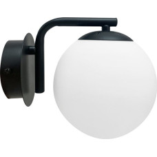 Candellux Kinkiet Candellux AMADEO lampa kinkiet czarny 1x40W E14 klosz biały 21-35448