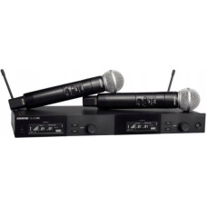 Shure Podwójny system bezprzewodowy z 2 nadajnikami ręcznymi SLXD2/58