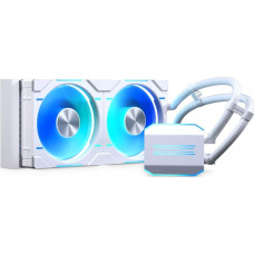 Phanteks Chłodzenie wodne Phanteks PHANTEKS Glacier One 240D30 DRGB AIO Liquid CPU Cooler, White