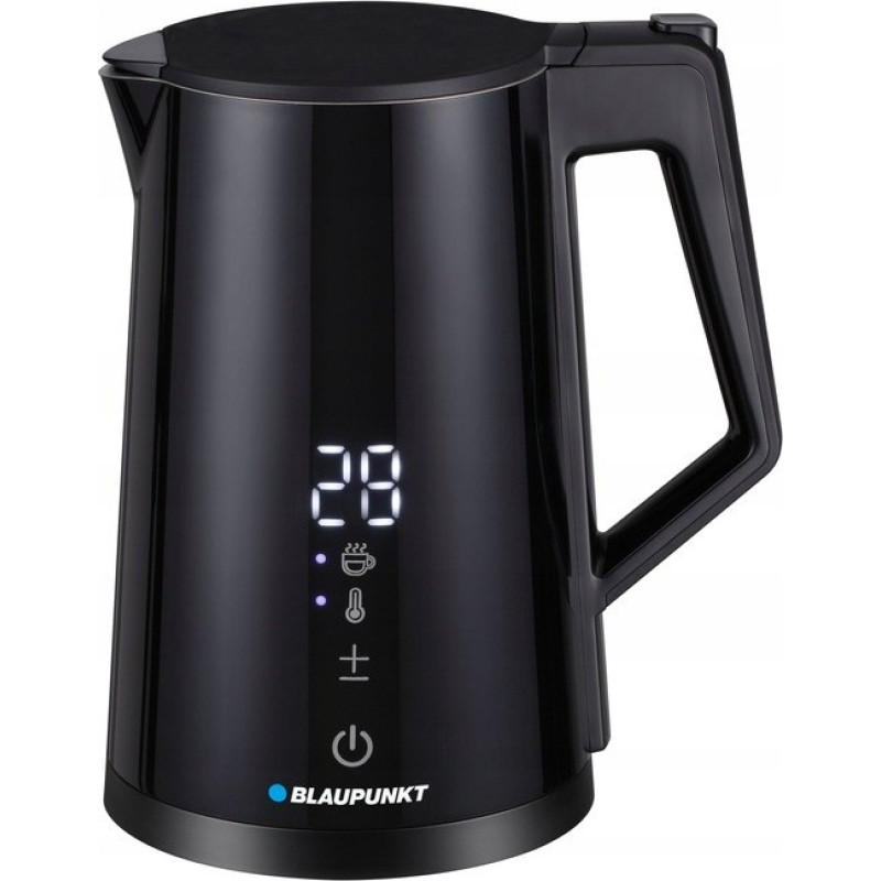 Blaupunkt EKD601 electric kettle with display, 1.7 l, 2200 W, black