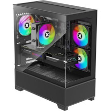 Xilence Case|XILENCE|XG172|MidiTower|Case product features Fan control panel/Transparent panel|Not included|Colour Black|XG172