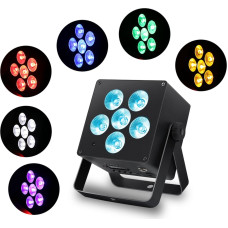 Light4Me ACCU PAR RGBWA-UV reflektor 4400 mAh efekt świetlny 6x6W LED