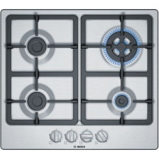 Bosch Serie 4 PGH6B5B90 hob Stainless steel Built-in Gas 4 zone(s)