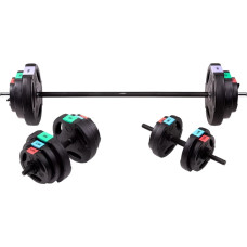 HMS SGSP60 SET composite barbell and barbell set 62kg