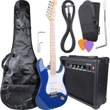 Noname NN EG SET BLU zestaw gitarowy gitara elektryczna s