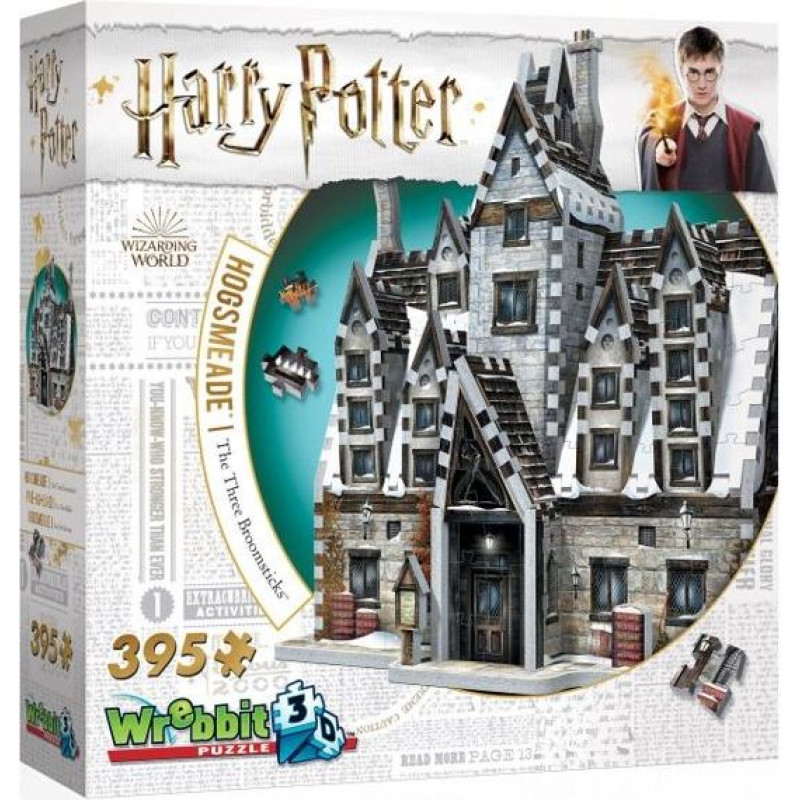 Tactic Puzzle 3d 395 elementów harry potter hogsmeade pub pod trzema miotłami