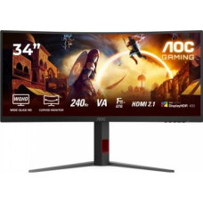 AOC Monitor CU34G4Z 34 inches 240Hz Curved VA HDMIx2 DP HAS