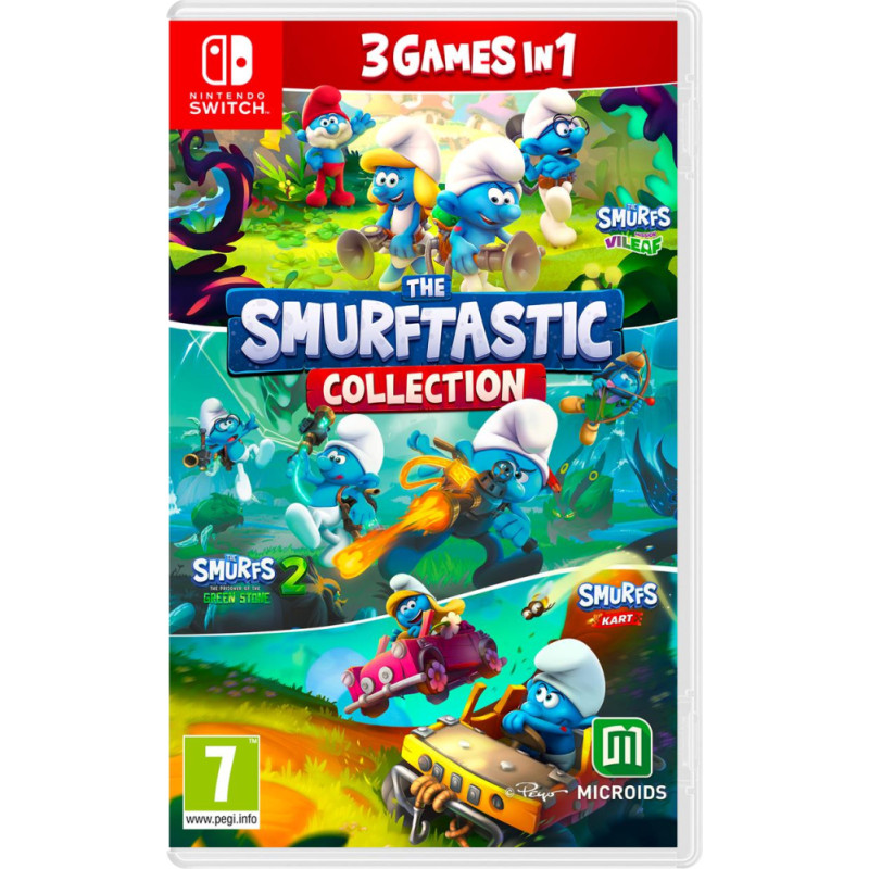 Microids France NSW The Smurftastic Collection (2 games CIAB +1 game in cartridge)