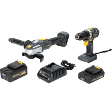 Grunder TOOL SET CD-B0A18 AG-B0118E 18V BL 2+4AH